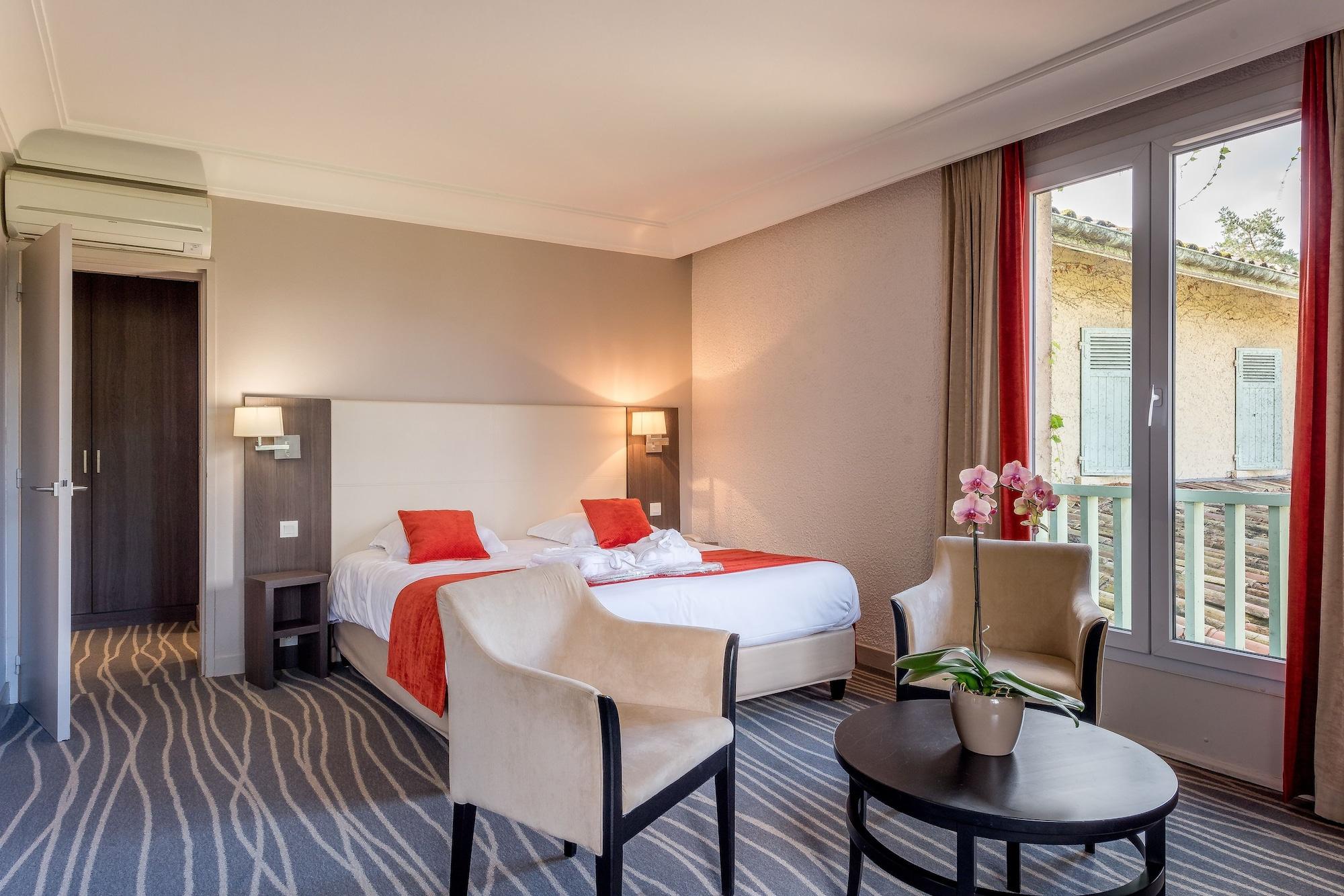 Logis Hotels- Hotel Et Restaurant Domaine De Fompeyre Bazas Eksteriør bilde
