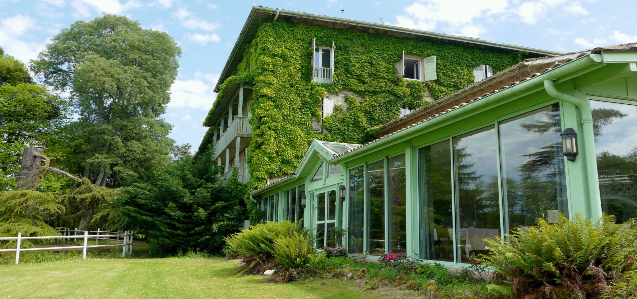 Logis Hotels- Hotel Et Restaurant Domaine De Fompeyre Bazas Eksteriør bilde