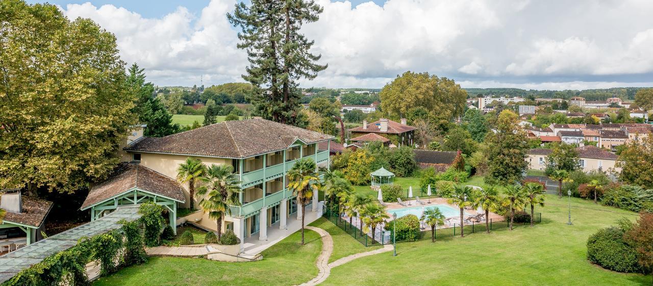 Logis Hotels- Hotel Et Restaurant Domaine De Fompeyre Bazas Eksteriør bilde