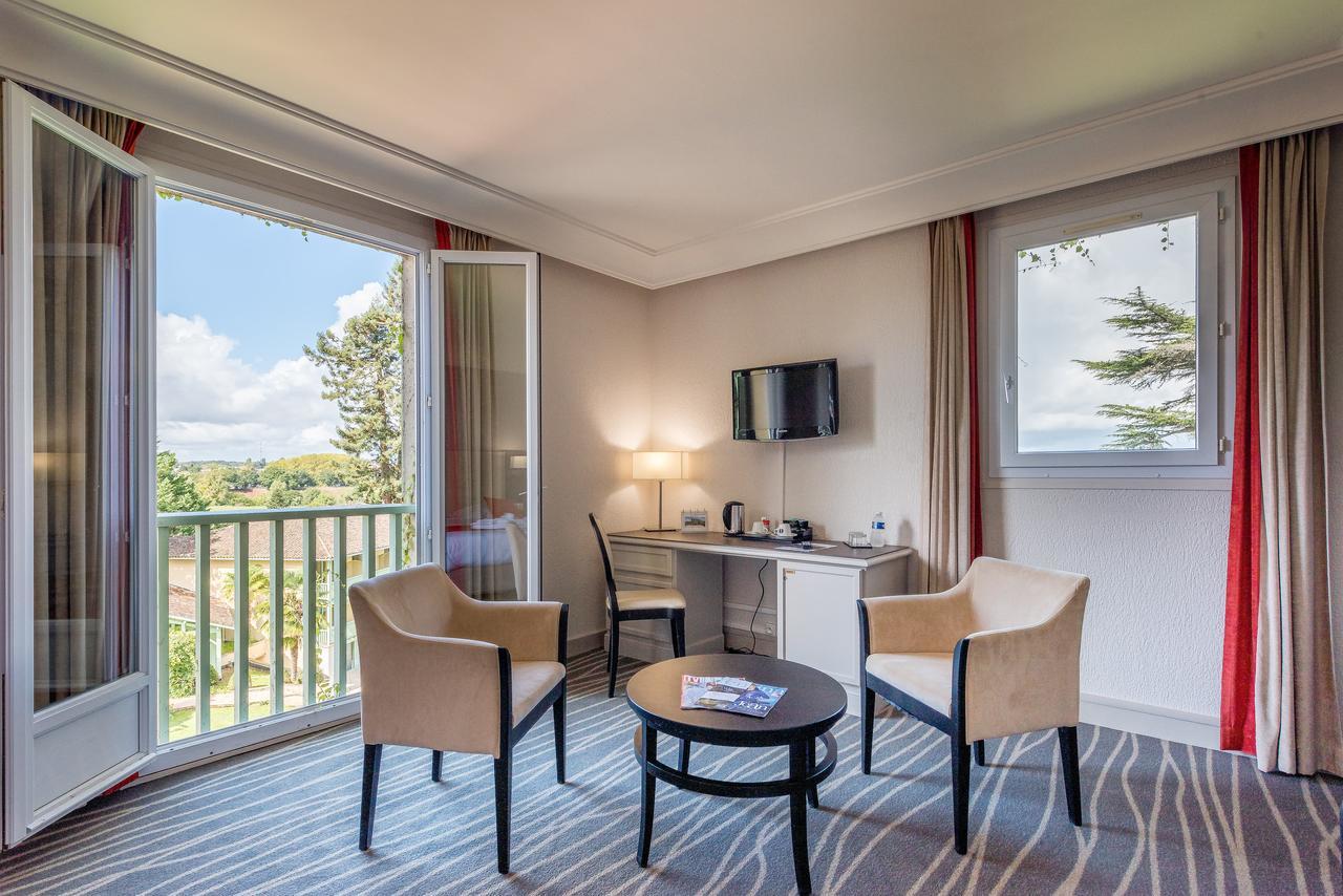 Logis Hotels- Hotel Et Restaurant Domaine De Fompeyre Bazas Eksteriør bilde